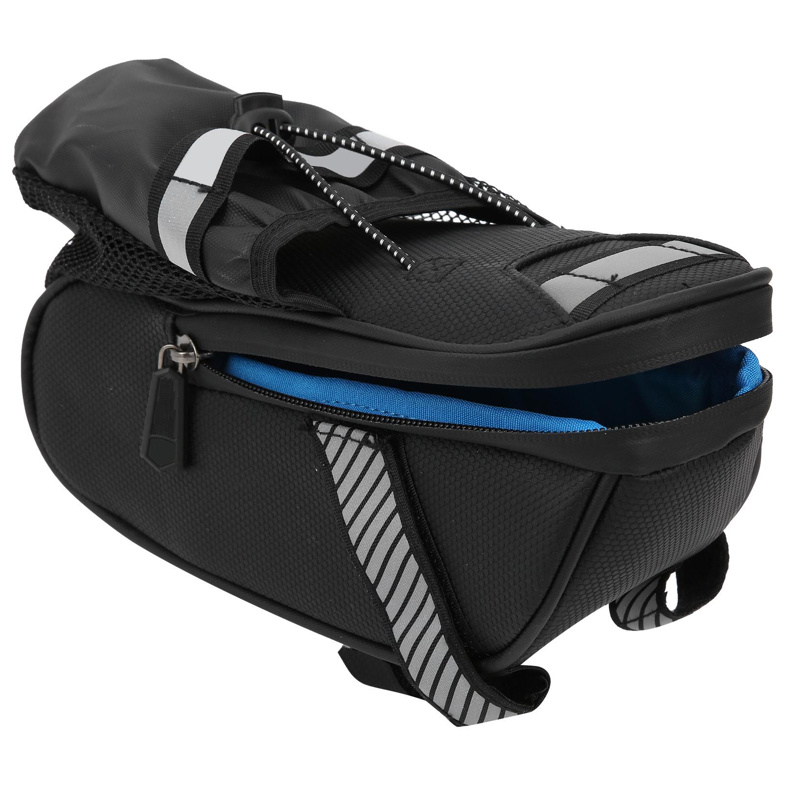 WHEEL UP Portable Waterproof Bike Saddle Pouch with Water Bag Bicycle Seatpost Polyester