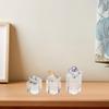 3Pcs Acrylic Ring Presentation Stands Sleek Jewelry Organizers Ideal for Jewelry Stores and Personal Collections