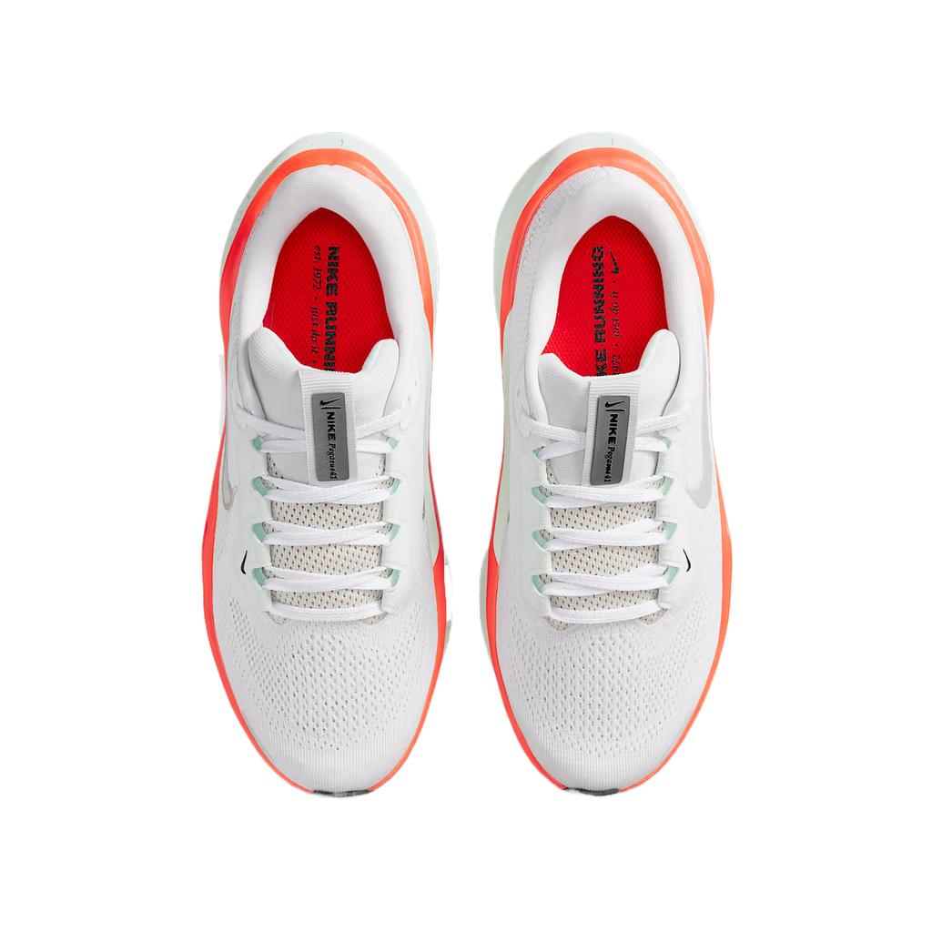Nike Air Zoom Pegasus 41 GS White Bright Crimson Kids Sneakers Barely-Green Metallic-Silver FN5041-108