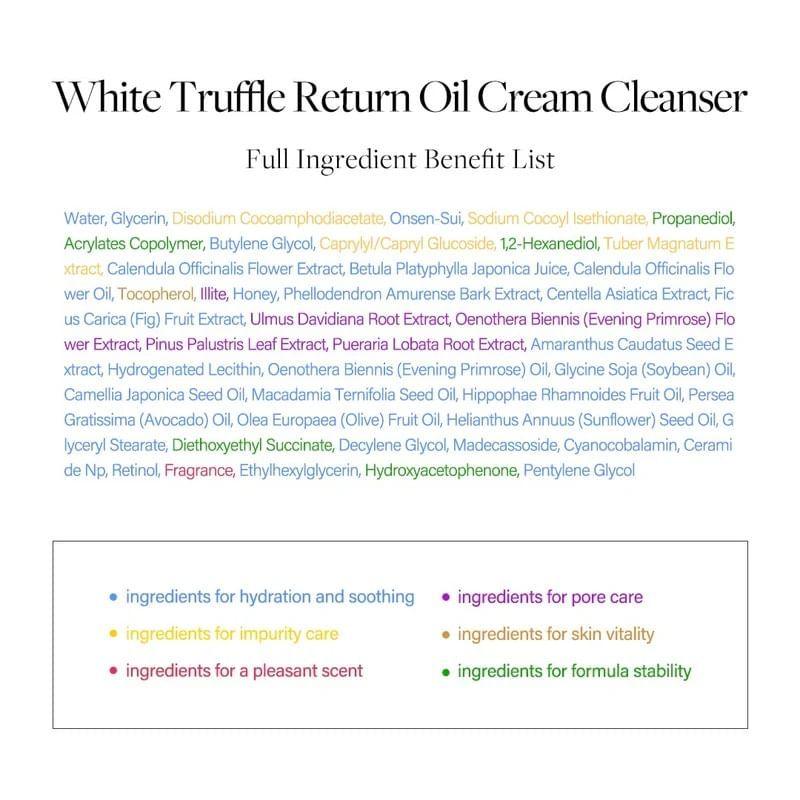 d'Alba White Truffle Return Oil Cream Cleanser