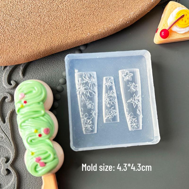 Stampi per Unghie Artistiche 3D in Alta Trasparenza - Design Orsetto, Fiocco, Bouquet