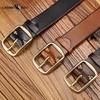 Vintage Genuine Cowhide Belt Versatile Belt Casual British Middle-aged and Young Belt
