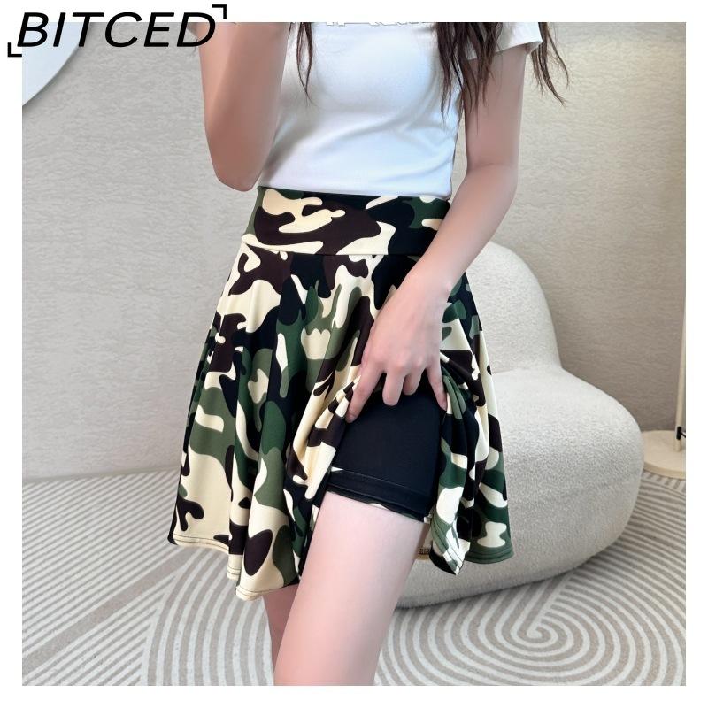 BITCED Damenmode Lässiger Sommerrock