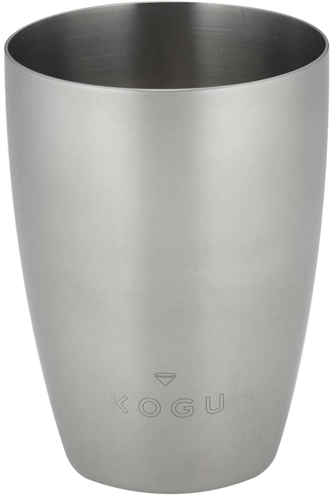 

Чашка для кофейных зерен KOGU из нержавеющей стали с матовой отделкой Подходит для мытья в посудомоечной машине Контейнер для кофемолки и кофейного порошка Цубаме Сандзё 44343 Подарок на день рождения, годовщину