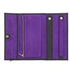 Davidt's [Q0647] - 'Humeur Fleurie' Travel Jewelry Case Black Purple - 22x11x2 Cm