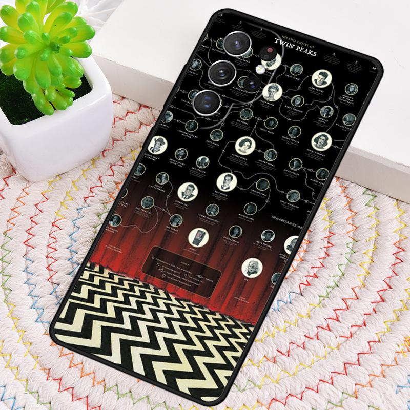 Welcome To Twin Peaks TPU Phone Case For Samsung Galaxy Note 10 Pro S26 S25 S24 S23 S22 Ultra Plus S21 FE S20 Shockproof Cover
