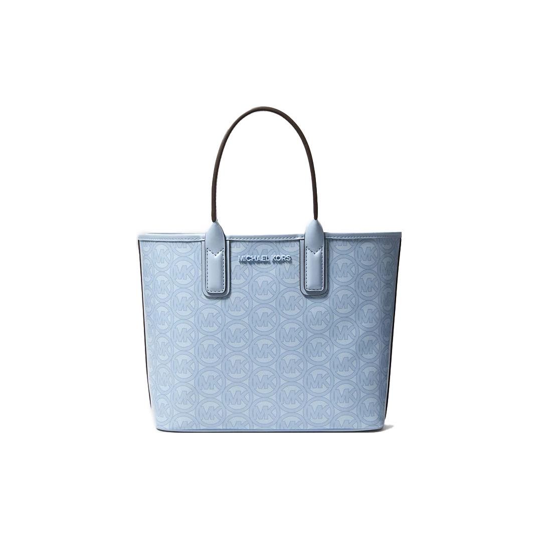 

Michael Kors Jodie Classic Vintage Floral Print Strapless Tote Bag Women tote Light-Blue 35H1T2JT1C-PALE-OCEAN Basic Set (Bag+Dust Bag)