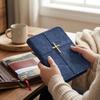 Kreuz-Thema PU-Leder Bibel-Tasche Staubdicht Multifunktionale Aufbewahrungstasche Bibelstudium