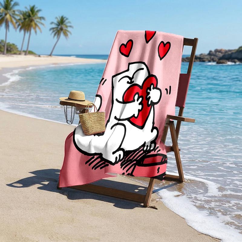 Simon'S Cat Fashion Beach Towel: Ideal for Summer Adventures Soft, absorbent and quick drying suitable for swimming and bathing