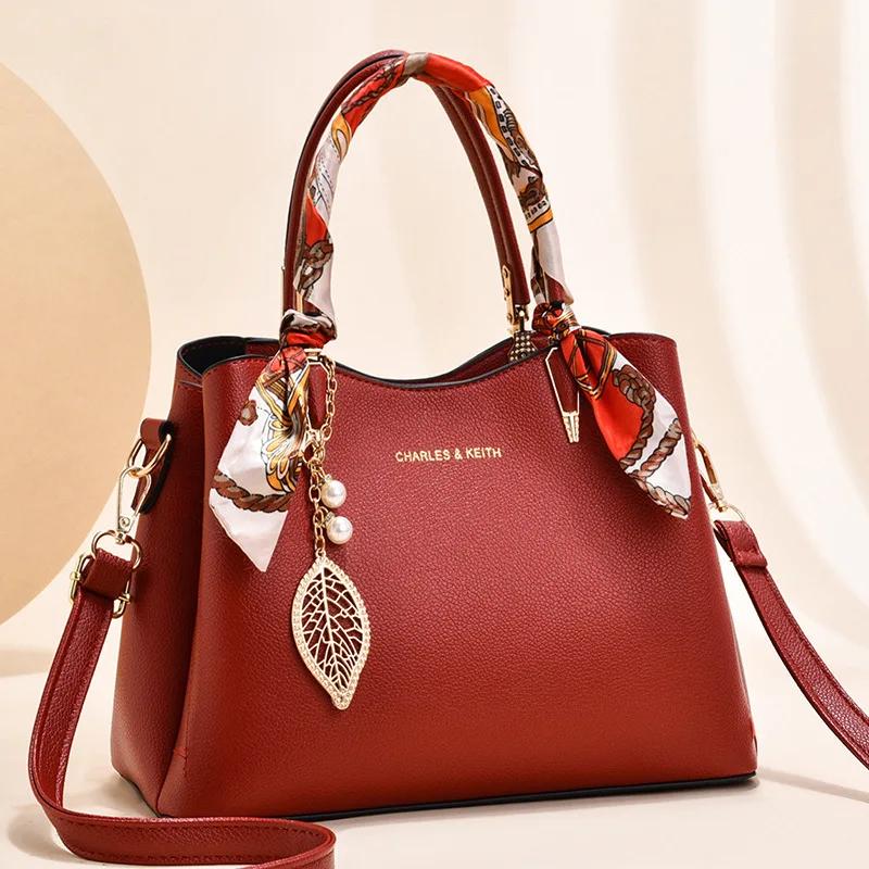 New Bride Bag Summer Crossbody Tote Red Wedding Gift Bag Atmosphere Portable Women's Bag One shoulder