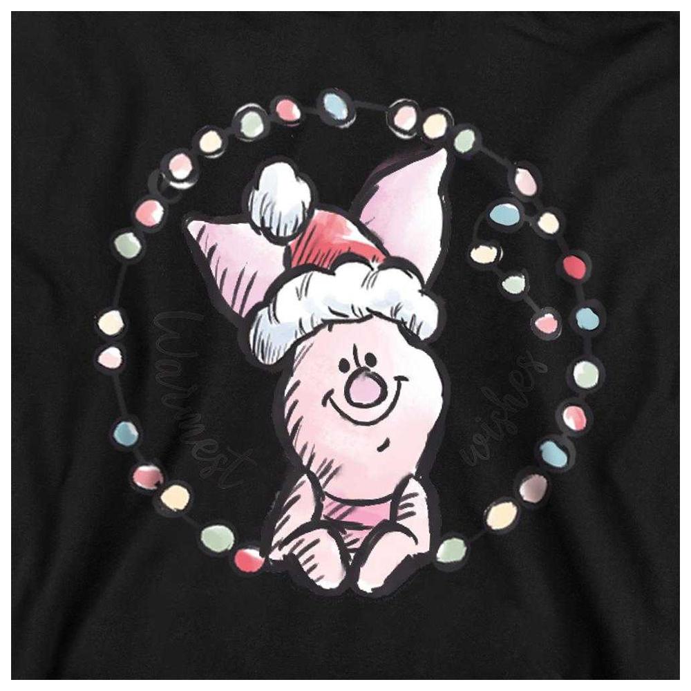 Winnie the Pooh Childrens/Kids Warmest Christmas Wishes Piglet Hoodie