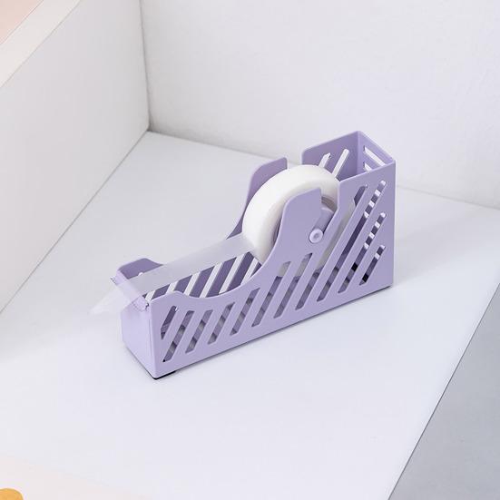 Portable Tape Holder Lightweight Sturdy Iron Desktop Tape Dispenser Minimalist Design Office Desk Accessories