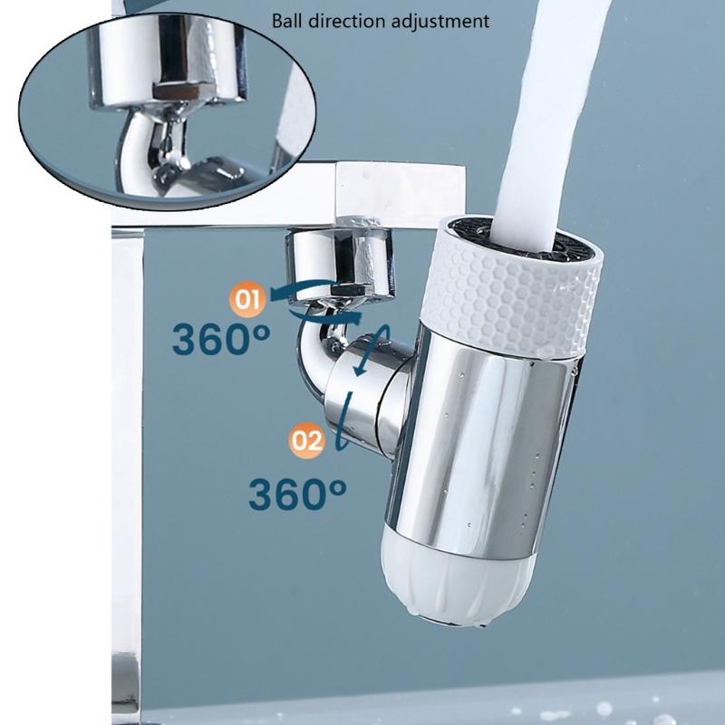 Sink Faucet Aerator Faucet Attachment Faucet Head Bathroom Faucet Adapter Metal Texture Suitable for Home and Office Use