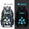 Schoolbag Male Whirlpool Naruto Akira Kaleidoscope Backpack Female High School Junior High School Student Luminous Backpack Big