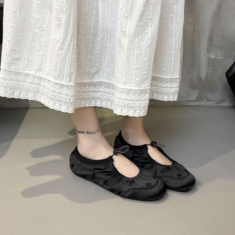 Mote Kvinner Komfortable Ballerinaer Fritidssko Sommersandaler 2025 Ny Mote Kvinne Løping Lav Enkle og Elegante Sko