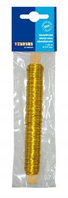 Diy Gold Metal Wire Decoration Ornament 50Mø0.5Mm