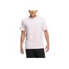 Adidas Neo Solid Color Crew Neck Sports T-Shirt Unisex Tops Clear-Pink HS6815