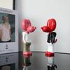 Resin Insert Pocket Balloon Dog  Figurines Street Art trend Doll Ornament Fashion Indoor Home Office Desktop TV Cabinet Decor