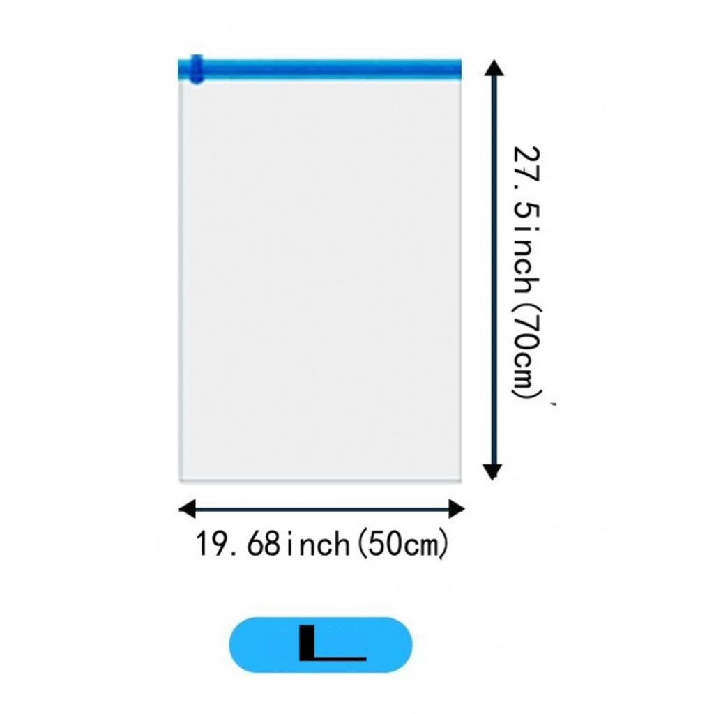 12PCS Compression Bags Travel Reusable Roll Up Vacuum Storage Bags Space Saving Packing Bags for Suitcases Organizer