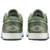 Jordan Air  1 Comfortable Fit Low Top Retro Basketball Shoes Men sneaker Green White 553558-300