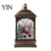 Storytelling Scene Light Vintage Christmas Lantern Night Light, Rectangular Glowing Tabletop Decor for Slender Design Bedside Lamp Mantel Party,