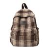 Schulranzen Rucksack weiblich Koreanische Version Herbst und Winter Neu Retro Karomuster Rucksack Japanischer Mädchenstil College-Student Literarisch und vielseitig