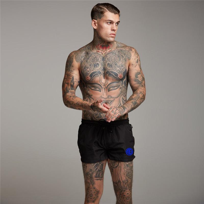 Muscleguys Summer Fitness Gyms Shorts Muscle guys Breathable Comfortable Shorts Men Workout Running Short Pants Sportwear Shorts