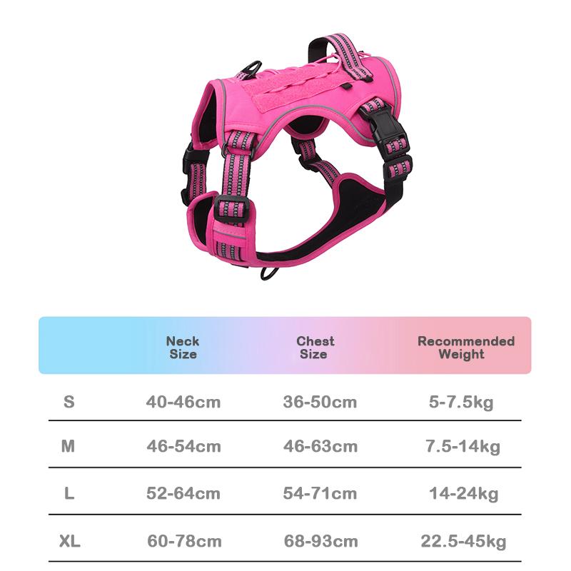 Heavy Duty Tactical Harness for Large Dogs Tactical Military Vest Multi-Functional Adjustable Pet Explosion Proof Training Vest