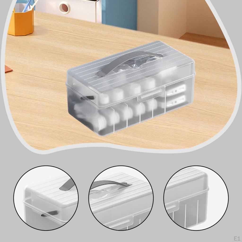 Cable Management Box with Lid Accessories USB Hub Cords Modern Computer Router Supplies Organization