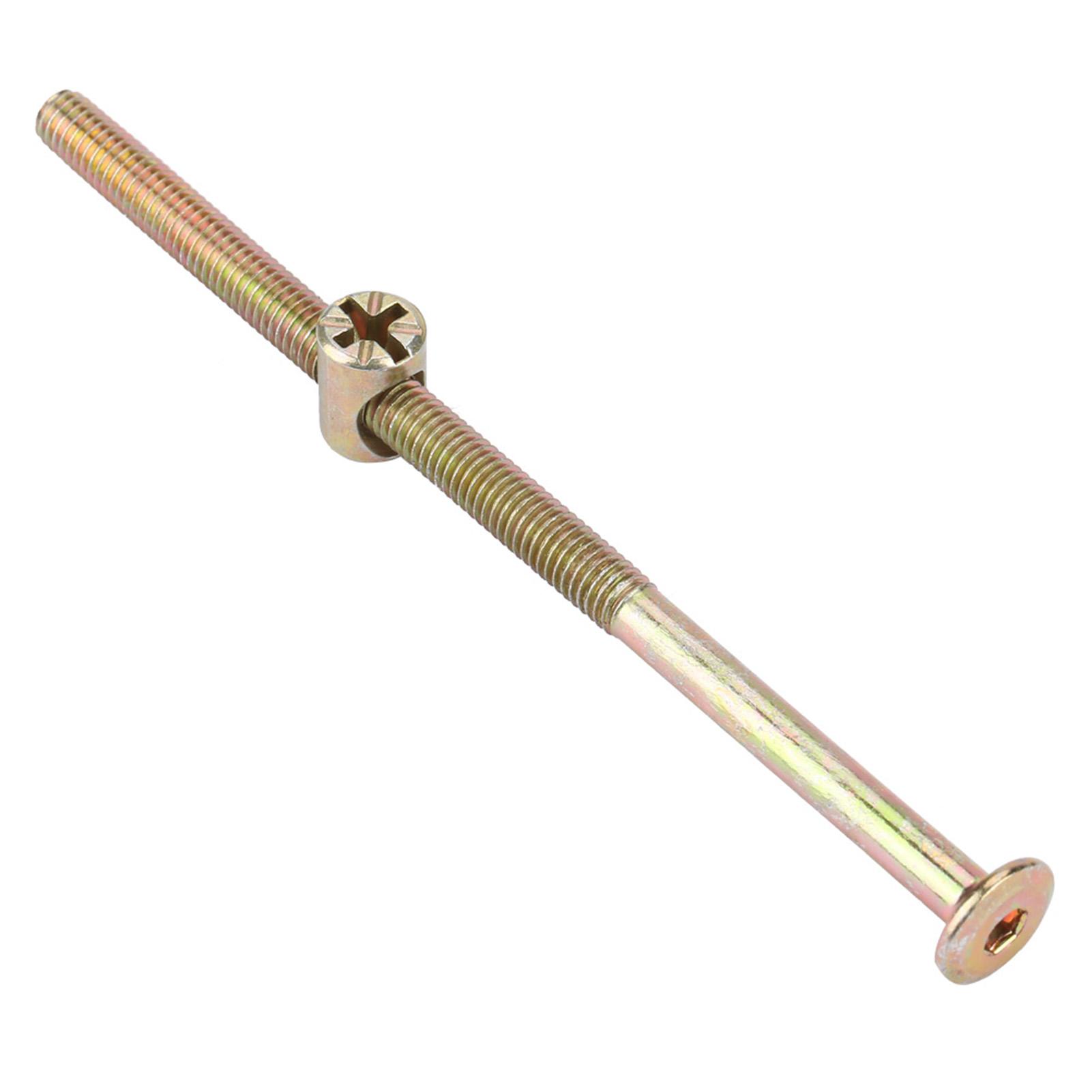 

10 шт. высококачественный оцинкованный шестигранный винт с плоской головкой и гайкой с молотковой головкой из углеродистой стали (6 * 120мм)