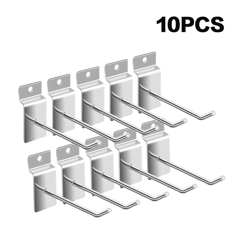 

Display Hanging Hooks Multi-purpose Storage Metal Racks Shelf Pothook Towel Hanger Garage Hole Plate Hardware Accessories Diameter4mm 15cm