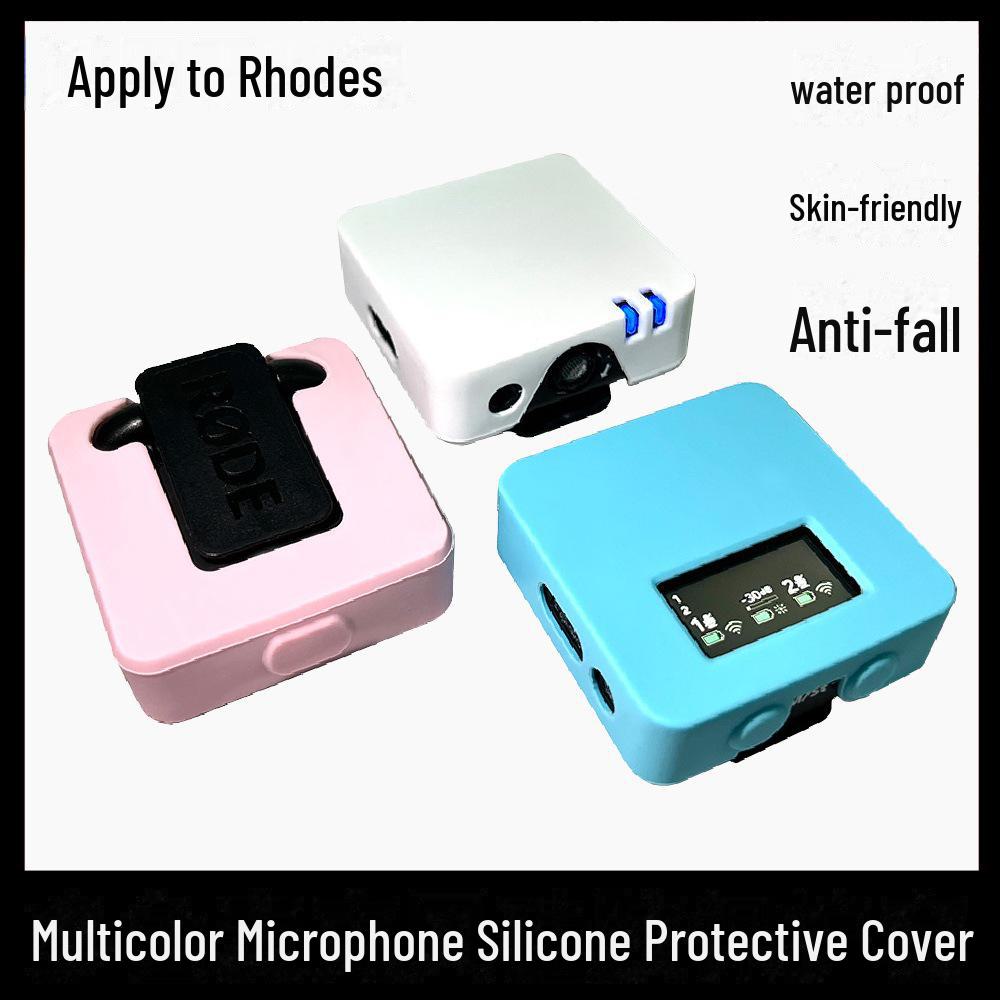 

Персонализированный силиконовый защитный чехол для микрофона RODE Wireless Go/Go II