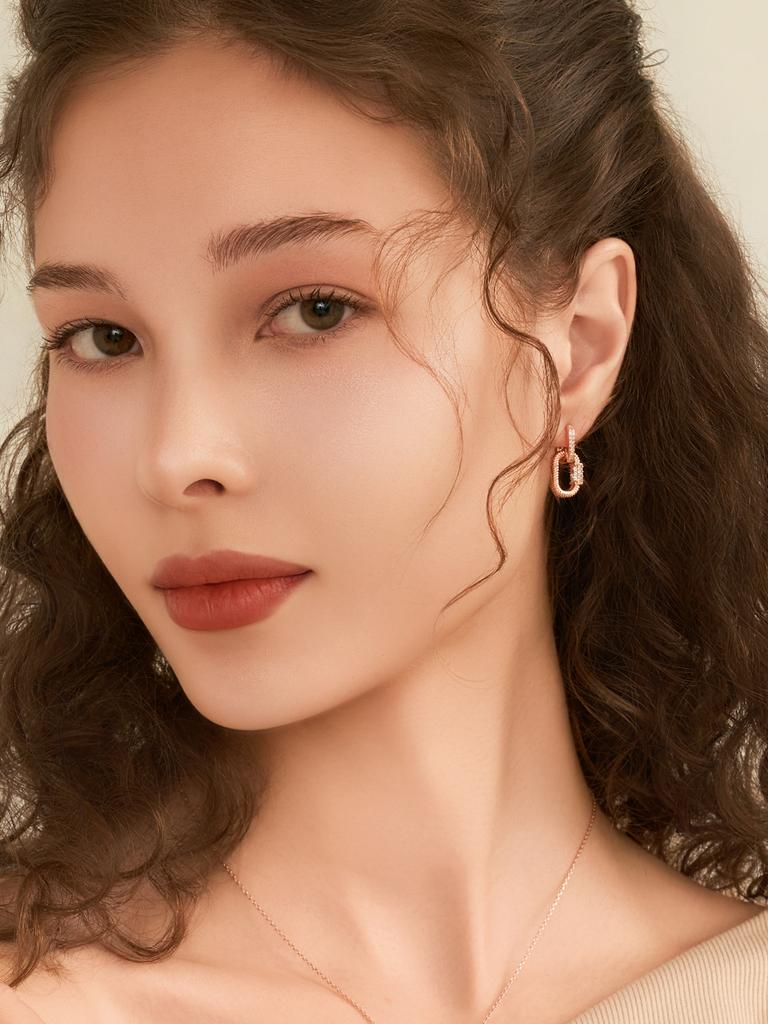 Ellejewelry 14K Gf Bella Rope Drop Earrings Elgpee578
