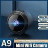 A9 1080P HD WiFi Mini Camera Wireless Security Surveillance for Smart Home Safety Monitoring Web Video Camcorder with Sensor