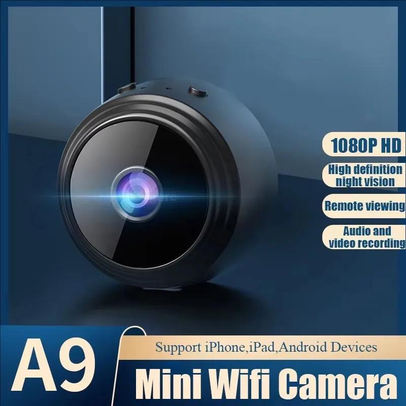 A9 1080P HD WiFi Mini Camera Wireless Security Surveillance for Smart Home Safety Monitoring Web Video Camcorder with Sensor