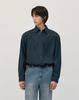 WORK ON BODY OFF Wide Overfit Denim Shirt [Indigo]
