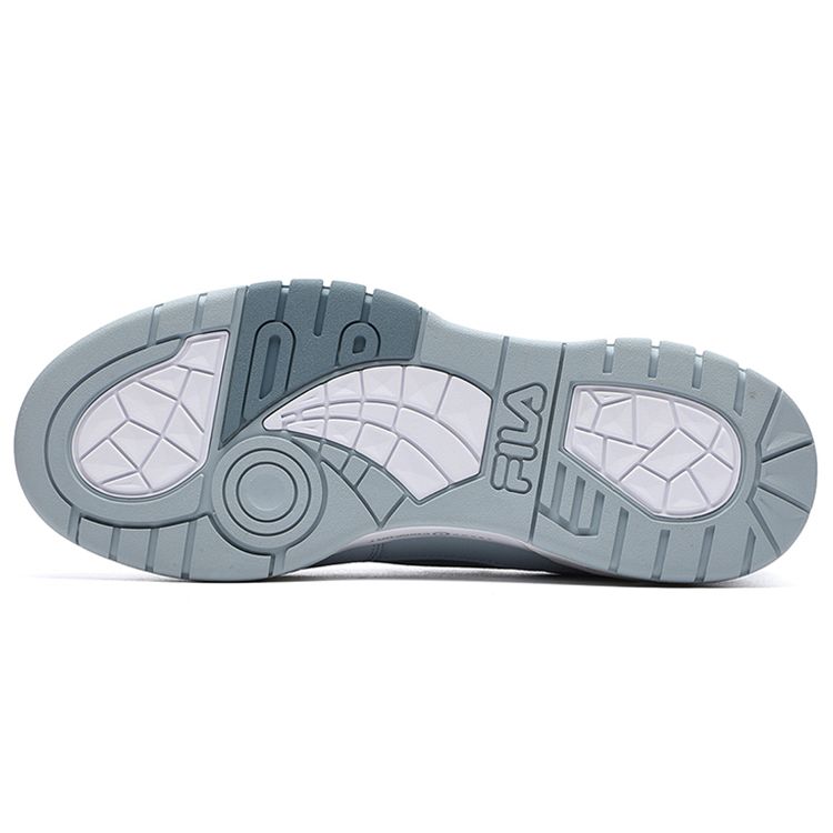 Fila Fusion Teratach Fusion Fabric Synthetic Leather Casual Durable Lightweight Low-Top Skate Shoes Men Sneaker Gray Blue T12M229103FLP
