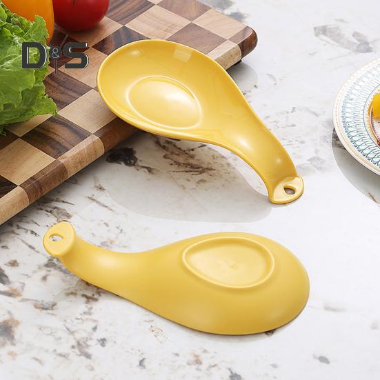 2Pcs Spoon Rest for Stove Top Durable Plastic Spoon Holder Kitchen Utensils Holder Easy To Clean Spoon Mat Compact Size Ladle Holder Stylish Look