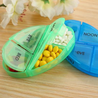 7-Tage-Pillendose, Medikamenten-Organizer, Tablettenhalter, Spender, wasserdicht und tragbar