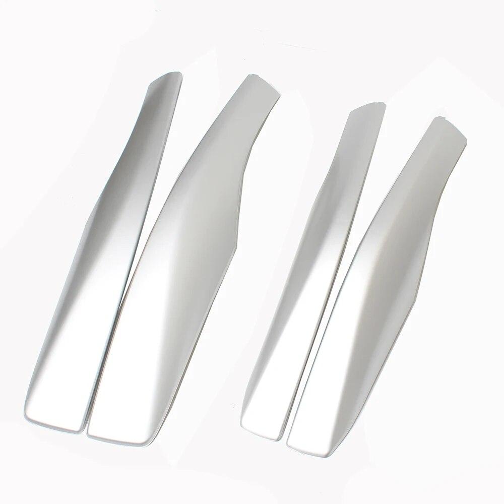 4PCS Silver ABS Roof Rack Bar Rail End Protection Cover Shell replace OEM 63493-48050 FOR Lexus RX350 RX450h 2010- 2014 2015