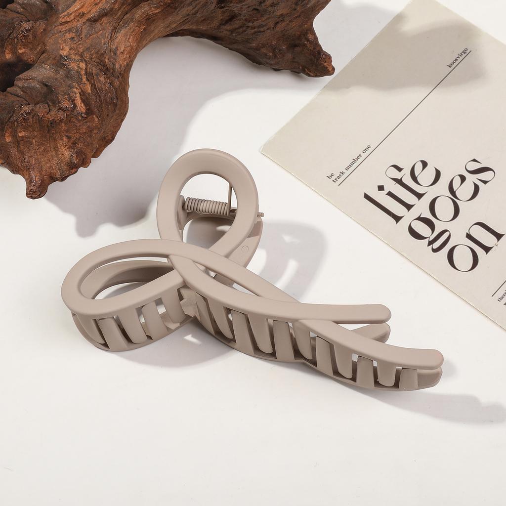 13CM Large Bow Ribbon Hair Claw Crab Matte Hairpins Ponytail Hair Accessories Women Acrylic Hair Clips Girls Barrettes Headbands