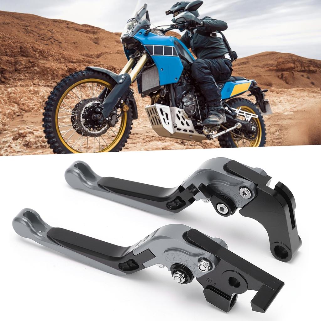 Motorcycle Handlebar Brake Clutch Levers Aluminum Alloy Replacement for Tenere 700 2019‑2021