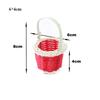 New Beautiful Handmade Flower Storage Basket Hand-Woven Round Shape Wicker Flower Basket Storage Baskets For Plant Home Wedding