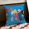 AAmerican DDad Anime Cushion Cover Reversible Soft Durable Pillow Cover Home  Car MultiScene Use for Daily Comfort