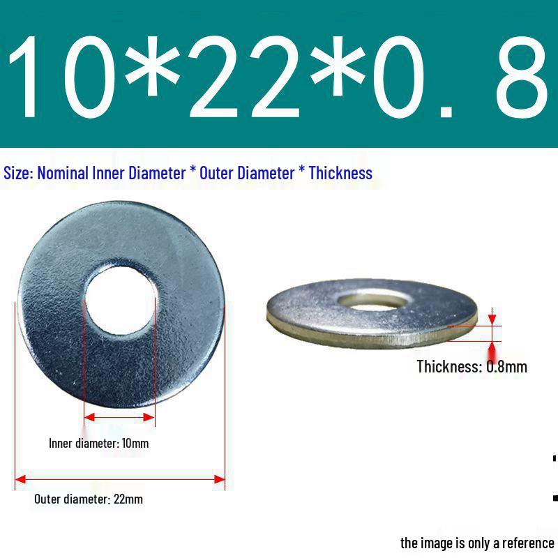 Galvanized Flat Metal Washer Spacer M3-M60