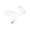 Swarovski Una North Rose Gold Plated Pendant Necklace With Cubic Zirconia Women necklace Red 5620550