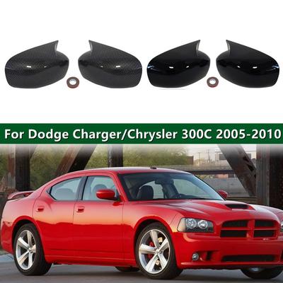 Für Chrysler 300/300C Dodge Magnum Charger 2005-2010 Auto Rückspiegel Seitenspiegel Abdeckung Flügelkappe Außen Türgehäuse Schale Zierleiste