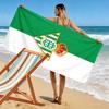 Real Betis Balompié Print Beach Towel, Large Soft Quick Dry Towel for Beach Camping Swimming