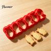 Goldfish Cookie Cutter Mini Cutter, 6/25-Cavity Fish Shaped Baking Mold for Silicone Biscuit Snacks Dough Toast Cheese, Plastic Stamp Kids Party Tools