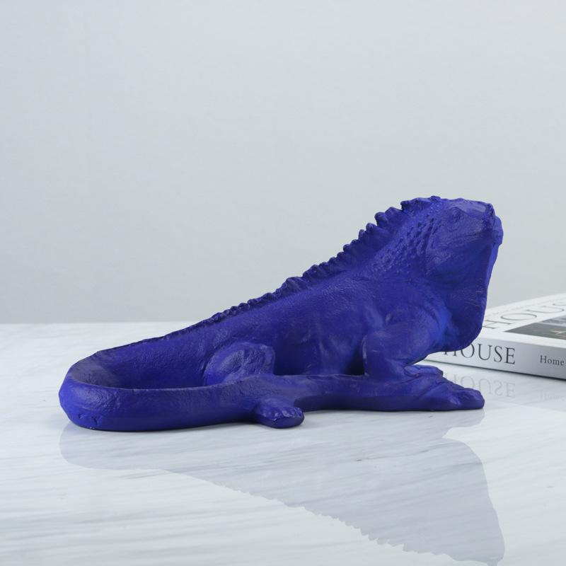Simple Modern Abstract Lizard Creative Art Animal Soft Decoration Model Room Home Living Room Entrance Decoration